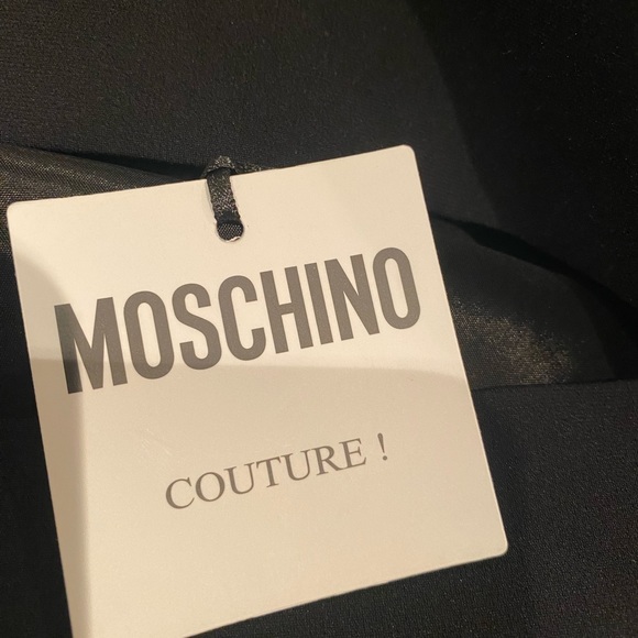 Moschino Couture Black Dress IT 38 or US 4. Made in Italy - Picture 7 of 10